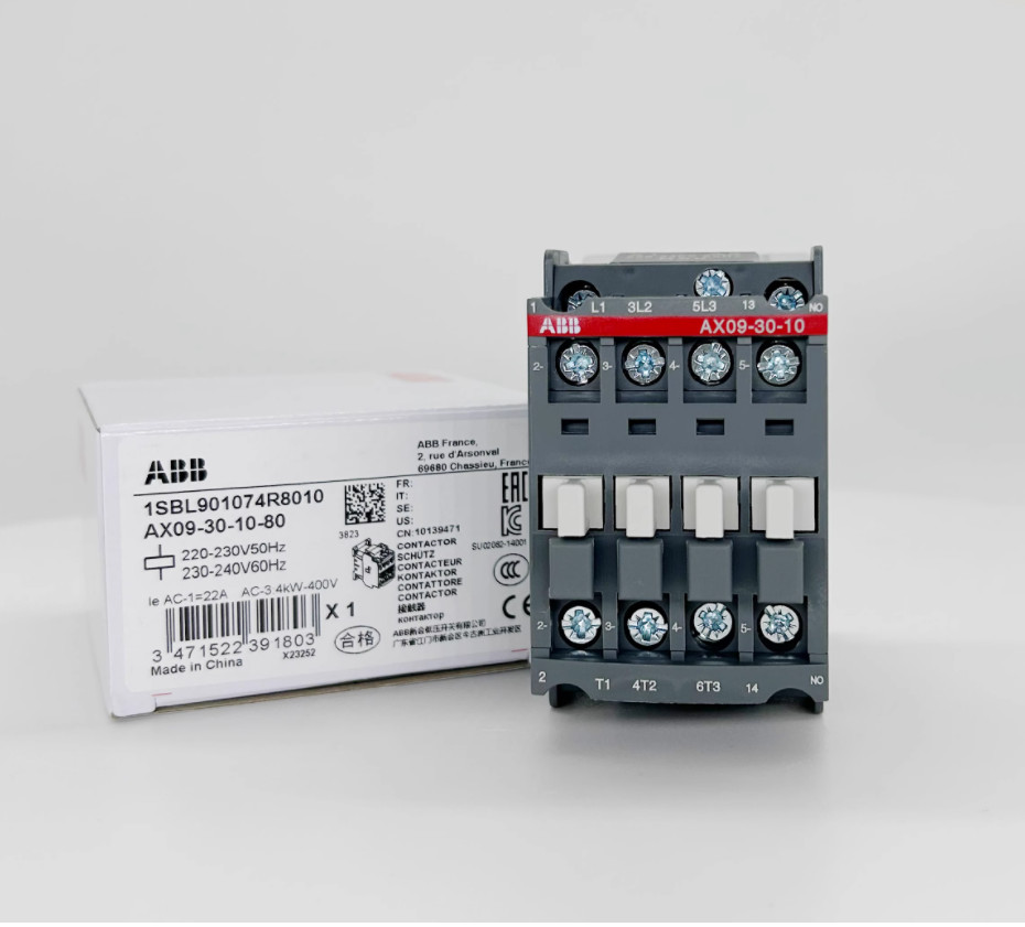 1PC New ABB AC contactor AX09-30-01-84 AX09-30-01 1NC AC110V Fast delivery