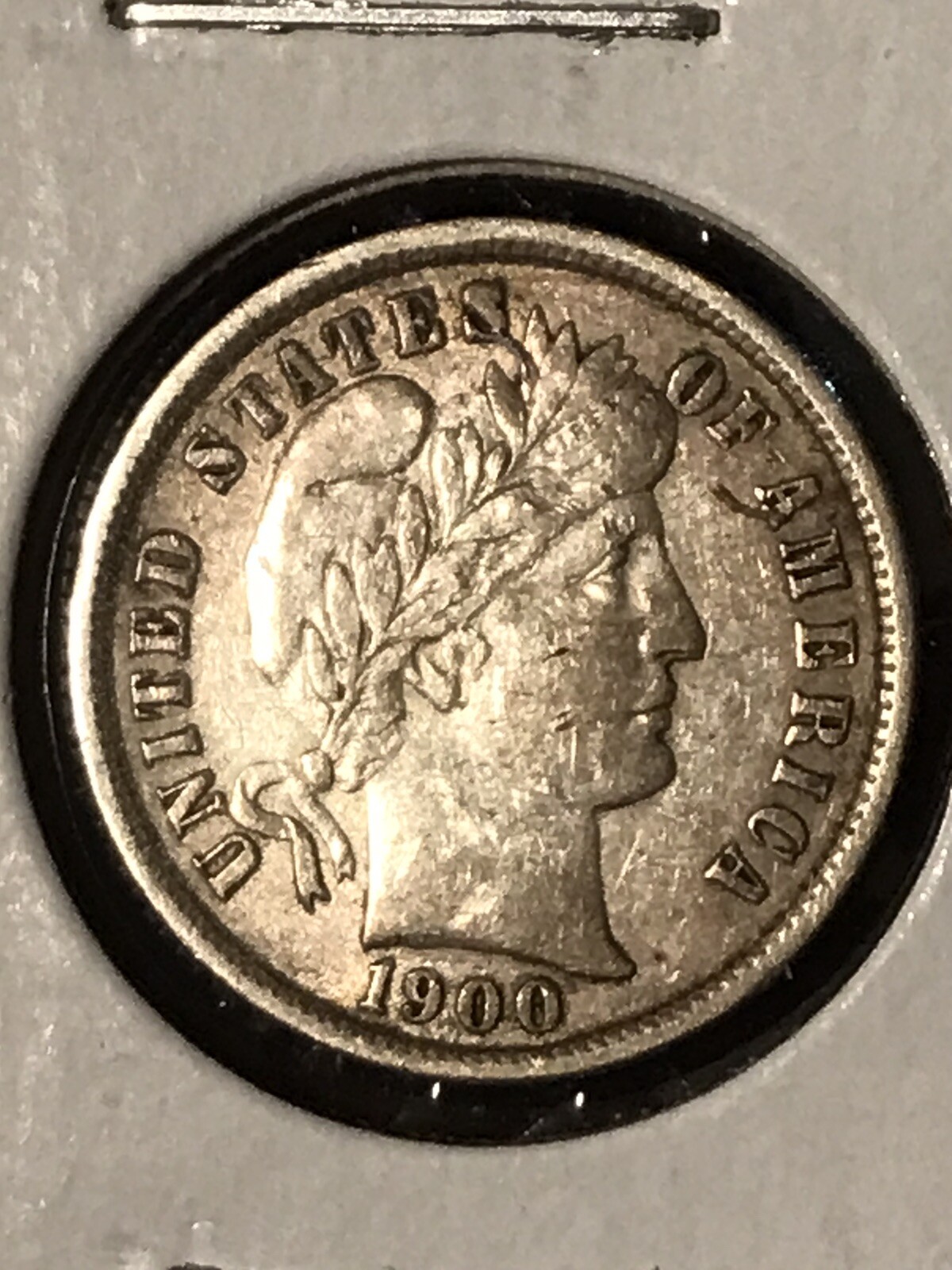 1900 Barber Dime
