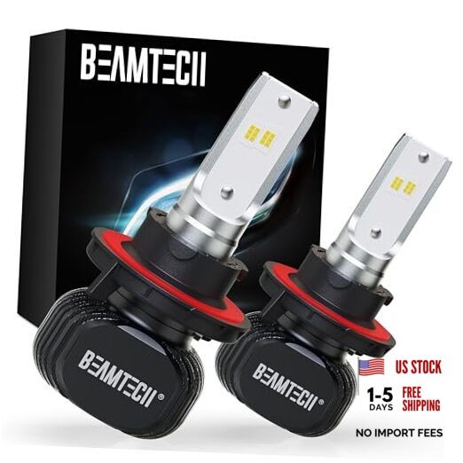 Bulbs, S1 Series Fanless 300% Brightness, Off-Road Used Auxiliary H13/9008