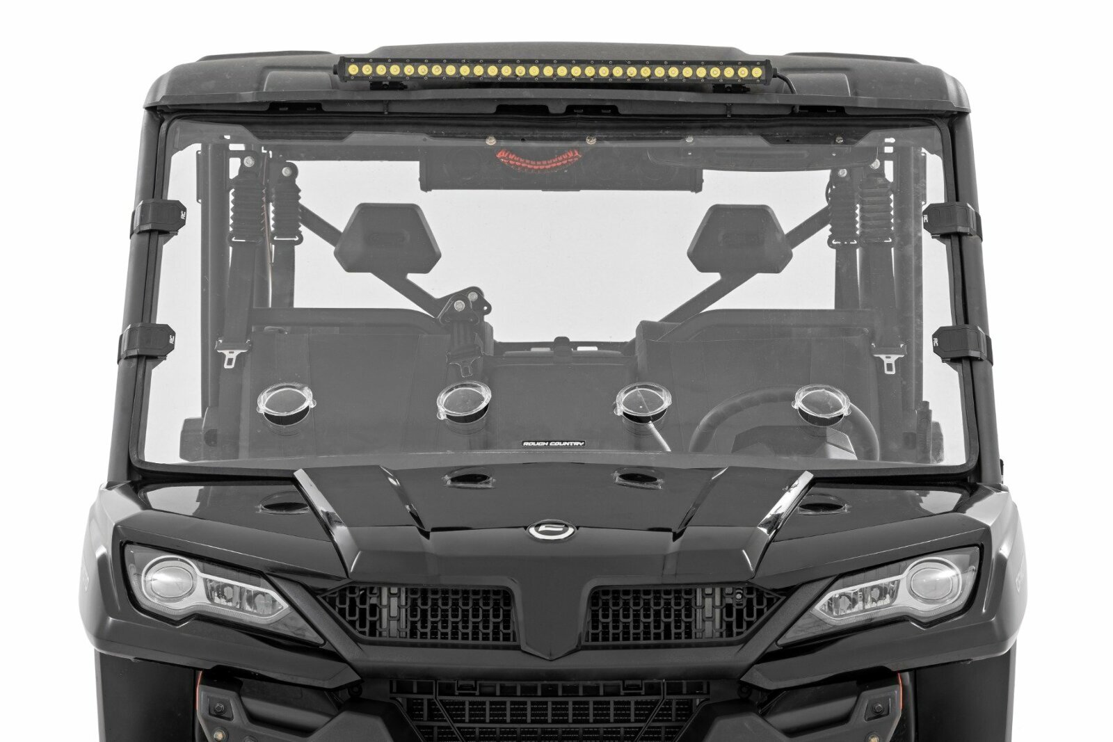 Rough Country Vented Windshield Scratch Resistant CF Moto UForce 1000/1000XL