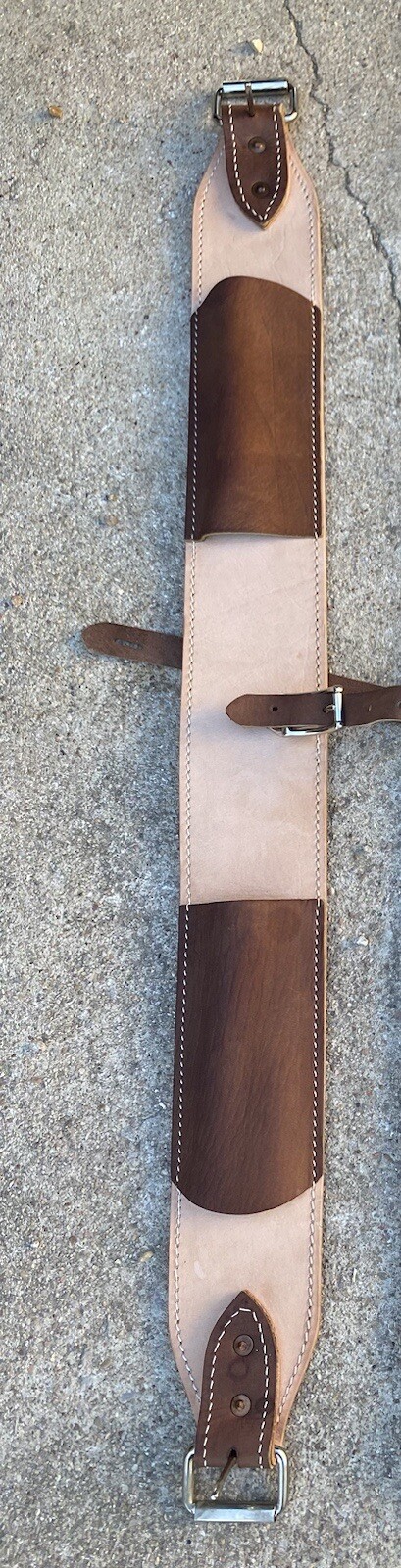 back cinch leather
