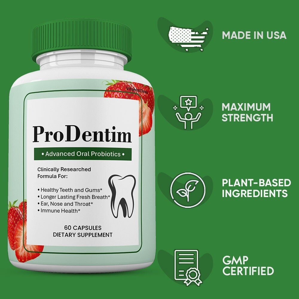 ProDentim Capsules, Prodentim Supplement for Teeth And Gums Health (5 pack)
