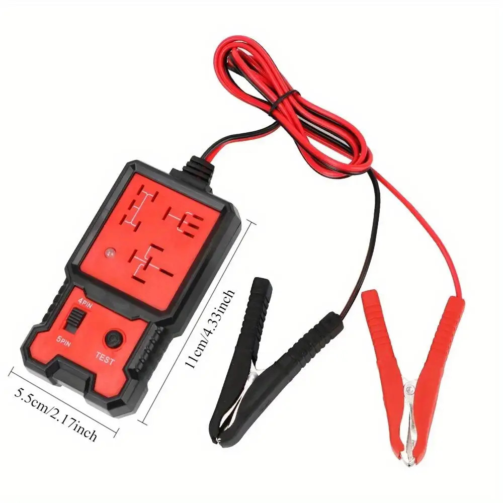 New Automotive Electronic Relay Car Relay Tester -4/5Pin 12V Car Diagnostic Tool