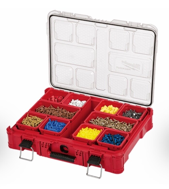 MILWAUKEE #48-22-8430 PACKOUT STORAGE ORGANIZER CASE