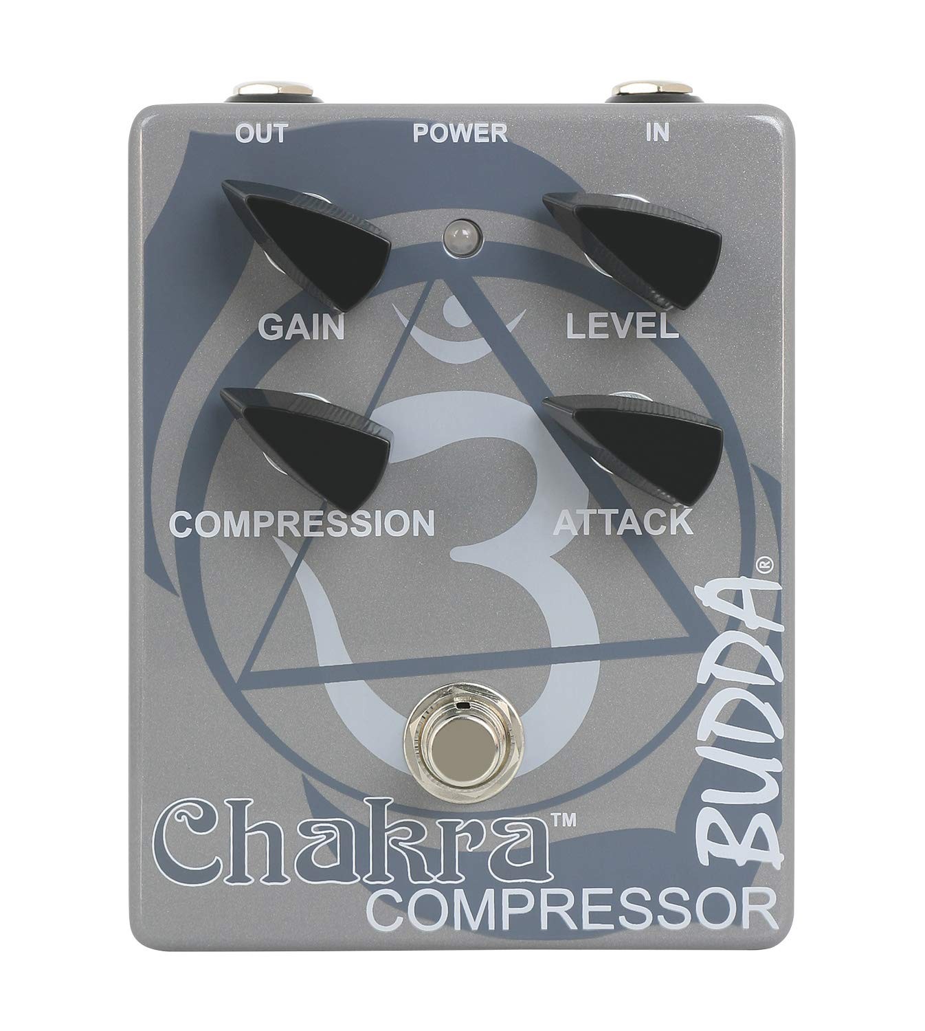Budda Chakra Compressor Electric Guitar Effects Pedal One Size, Gray