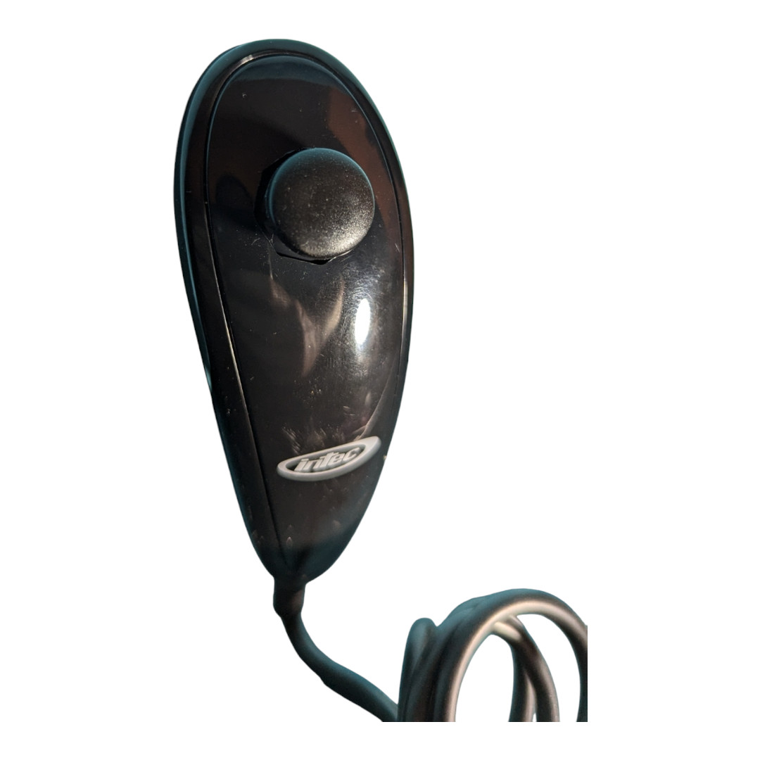 Nintendo Wii - Nunchuk Controller - Black - Tested - Preowned Well Cared For