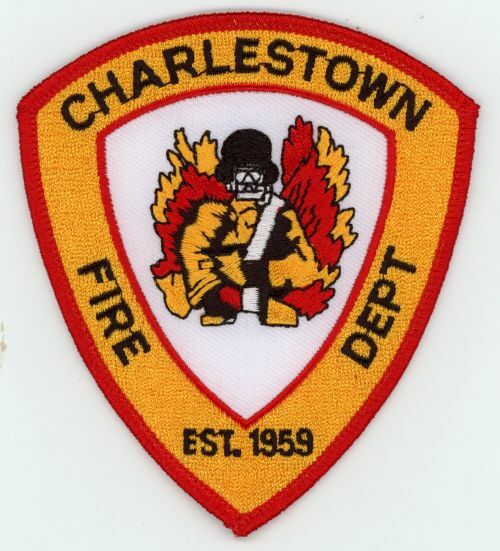 UNKNOWN STATE CHARLESTOWN FIRE DEPARTMENT NICE SHOULDER PATCH SHERIFF POLICE