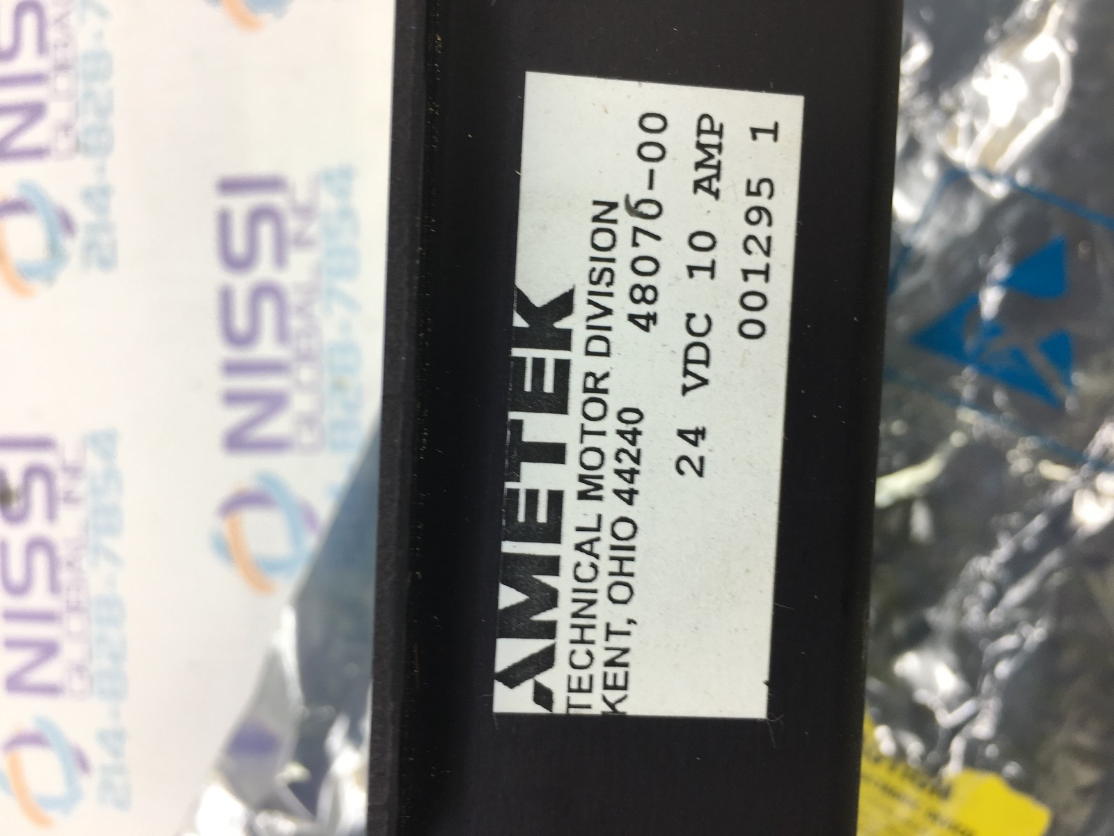 AMETEK 48076-00 10A 24VDC Brushless Motor Controller