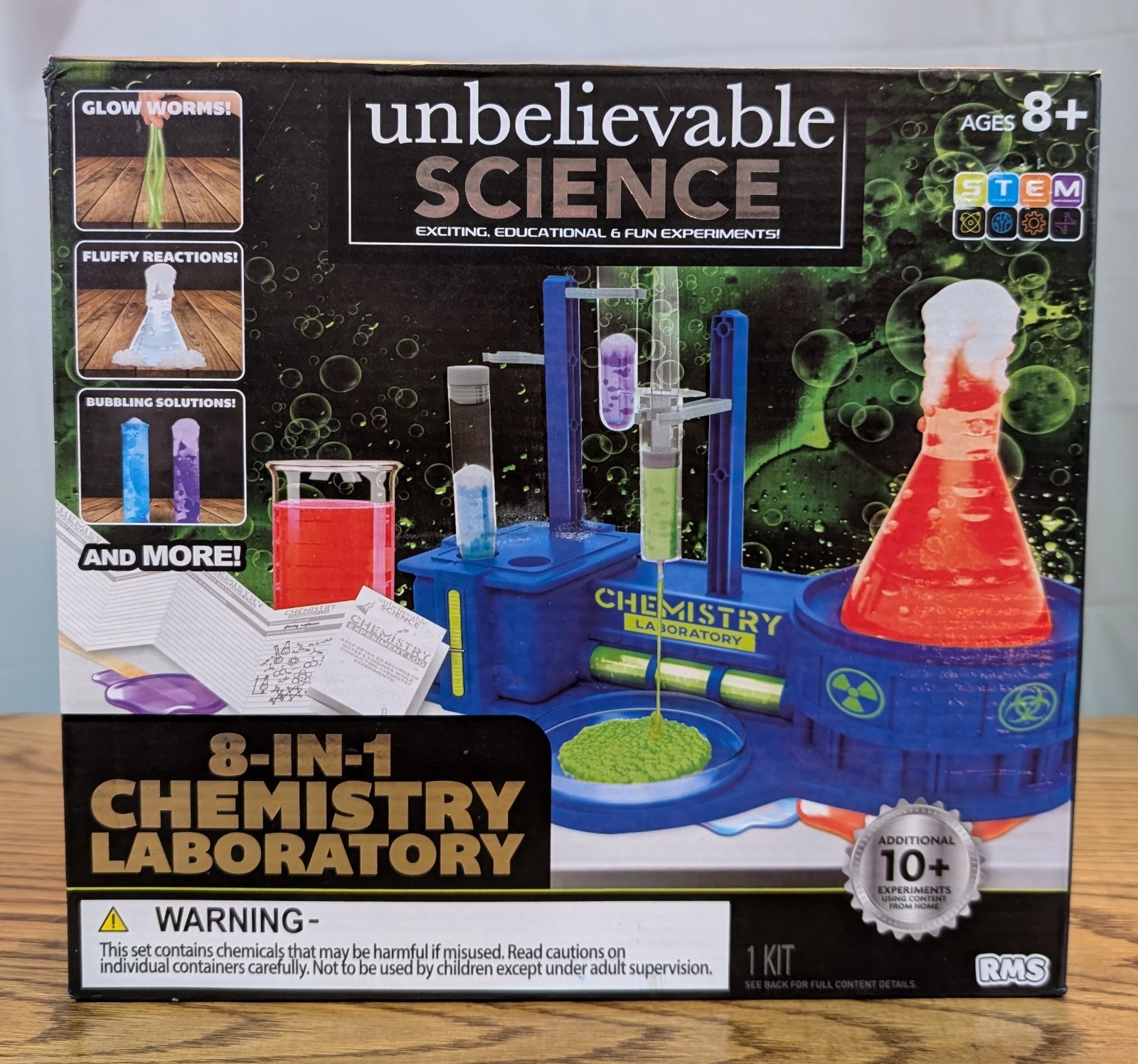 RMS Unbelievable Science 8-In-1 Chemistry Laboratory