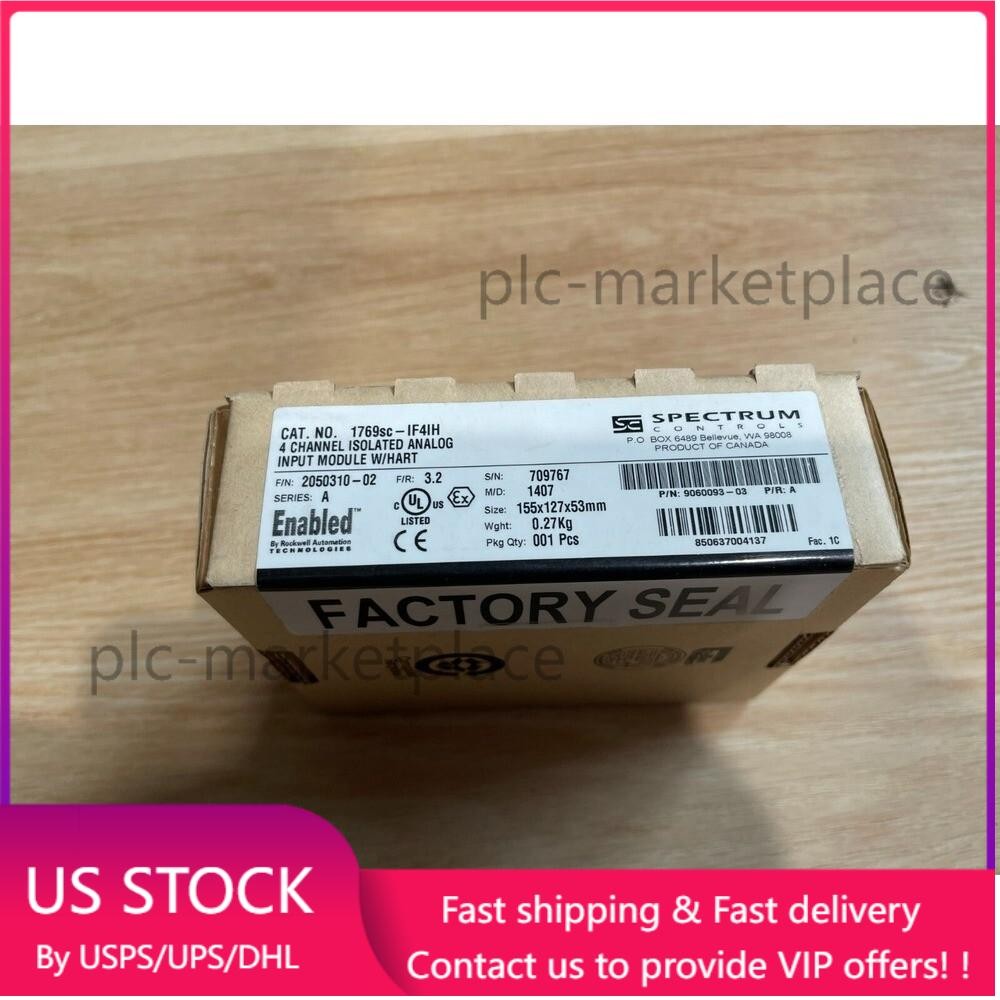 NEW 1769sc-IF4IH SPECTRUM AB COMPACTLOGIX ANALOG HART INPUT US Free Tax