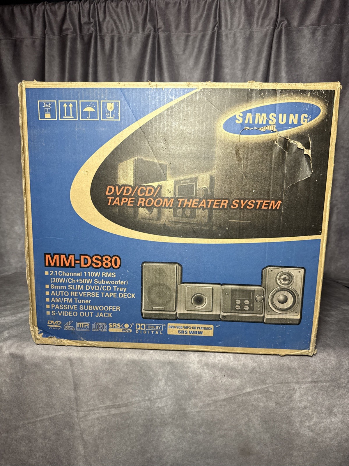Samsung DVD CD TAPE ROOM THEATER SYSTEM  - Subwoofer Tuner Tape Deck - READ DESC