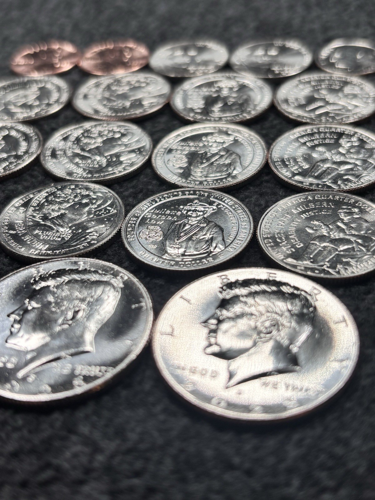 2025 BU P D S 23 coin year set! Cents, Nickels, Quarters & Half Dollars!