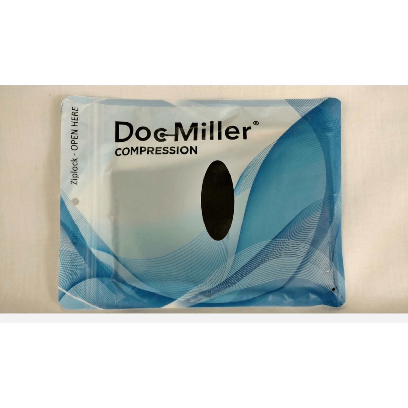 Doc Miller Open Toe Compression Sleeve 1 Pair Black Blue Blue Size XXl