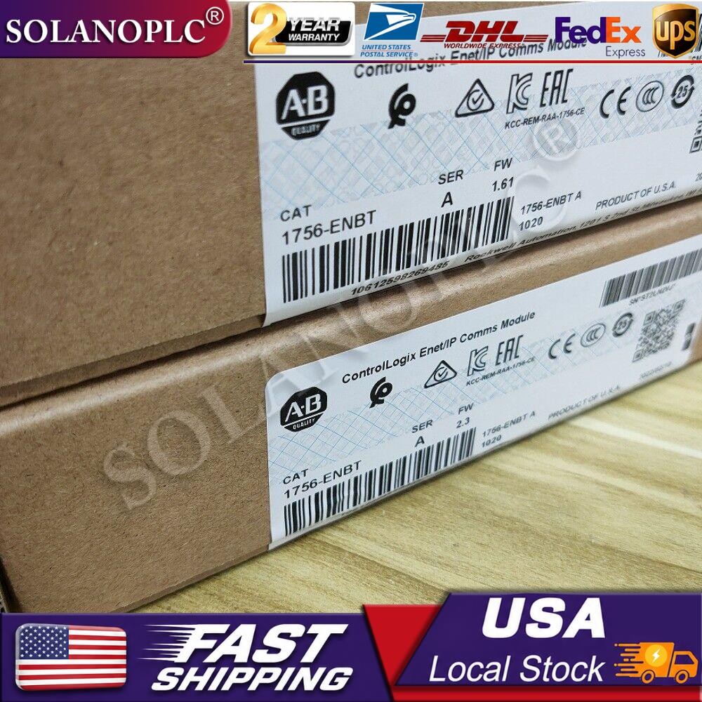 NEW- Sealed AB 1756-ENBT SER A ControlLogix EtherNet/IP Module 1756ENBT USA