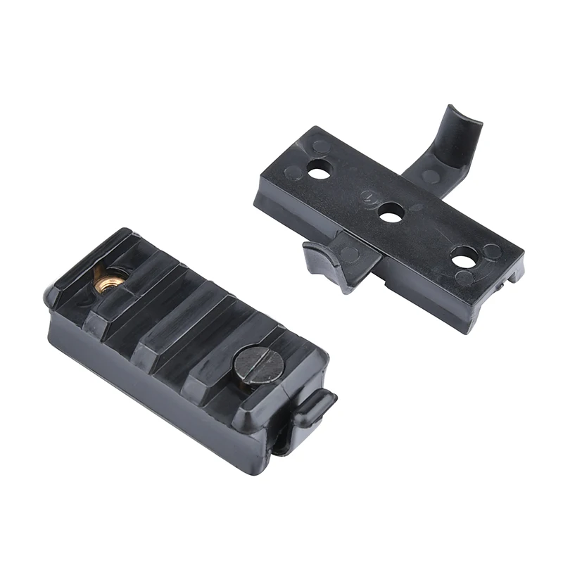 NEW Black 2 Pack Helmet ARC Rail Accessories Mounting Hardware Picatinny