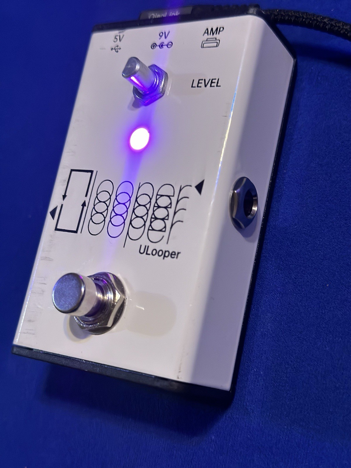 xsonic Ulooper loop pedal for positive grid and others - NEW (missing Black Knob