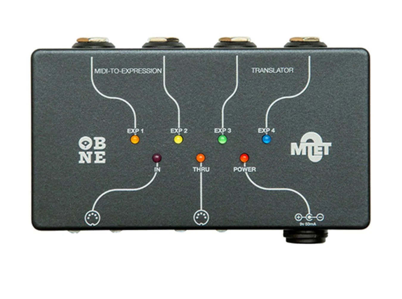 OBNE MTET MIDI to Expression Translator Pedal EFFECTS - NEW - PERFECT CIRCUIT