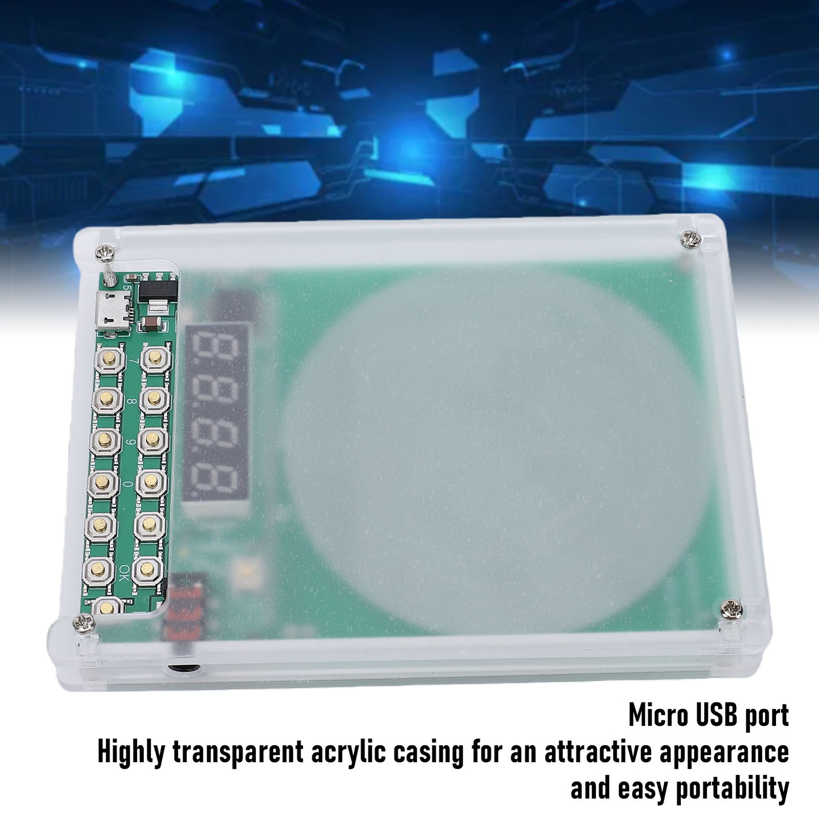 Sine Wave Resonance Generator Adjustable Relaxation Device For Mind & Body Use
