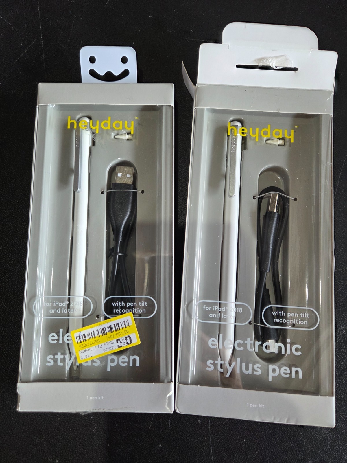 Heyday Electronic Stylus Pen for iPad 2018 & Later White Active Pen (Lot Of 2)