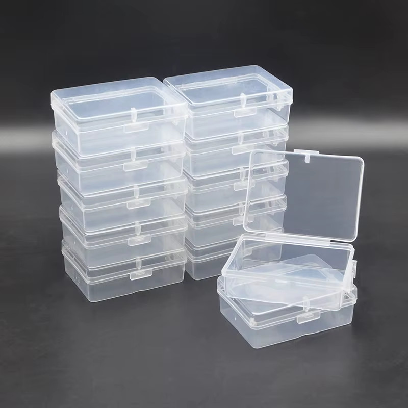5 Transparent Storage Boxes for Arts and Crafts Parts Small Beads Accessories