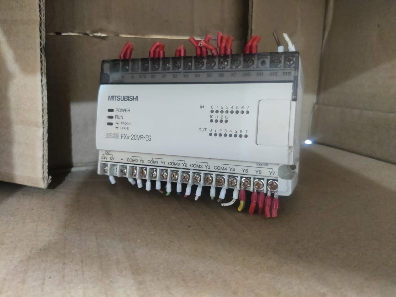 Mitsubishi Melsec FX0-20MR-ES Programmable Control...