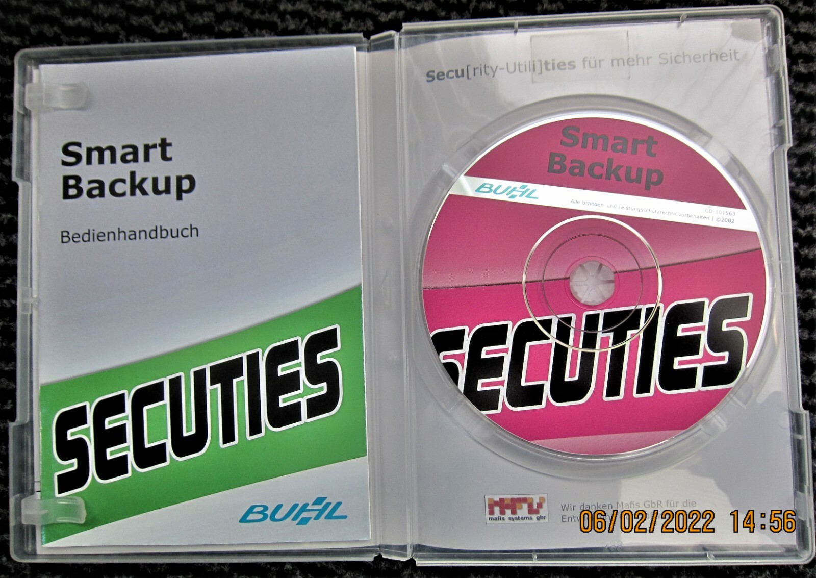 CD-ROM / Secuties / Smart Backup / Sicherheits Utilities / Buhl / 2002