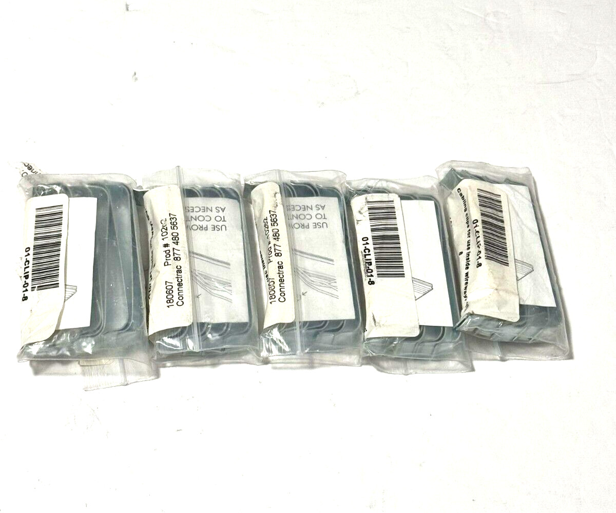 40 Pcs Cable Cabling Clips for use inside wireway # 10262