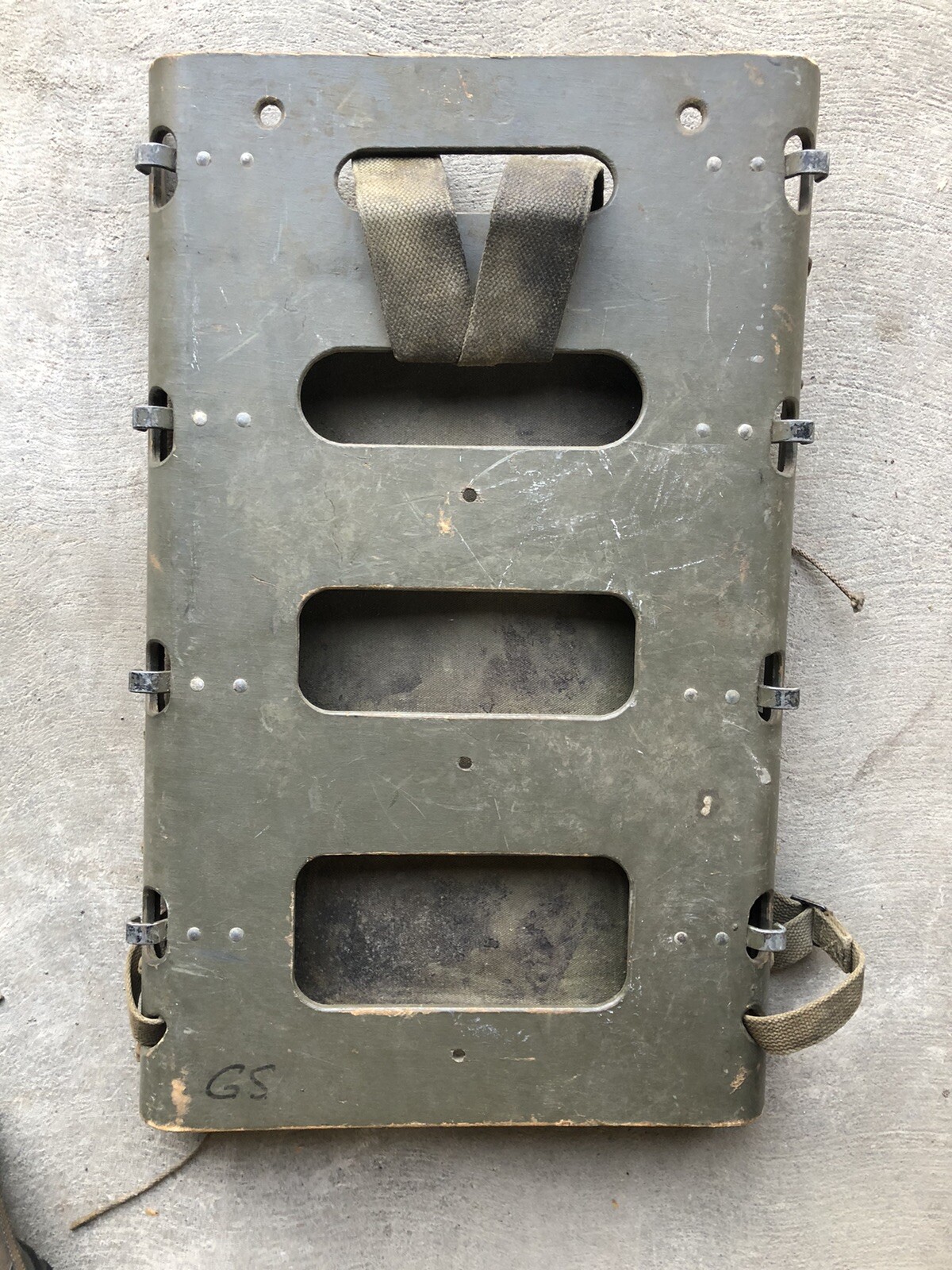 Vintage 1944 US Army Military Marines Backpack Frame American seating Co