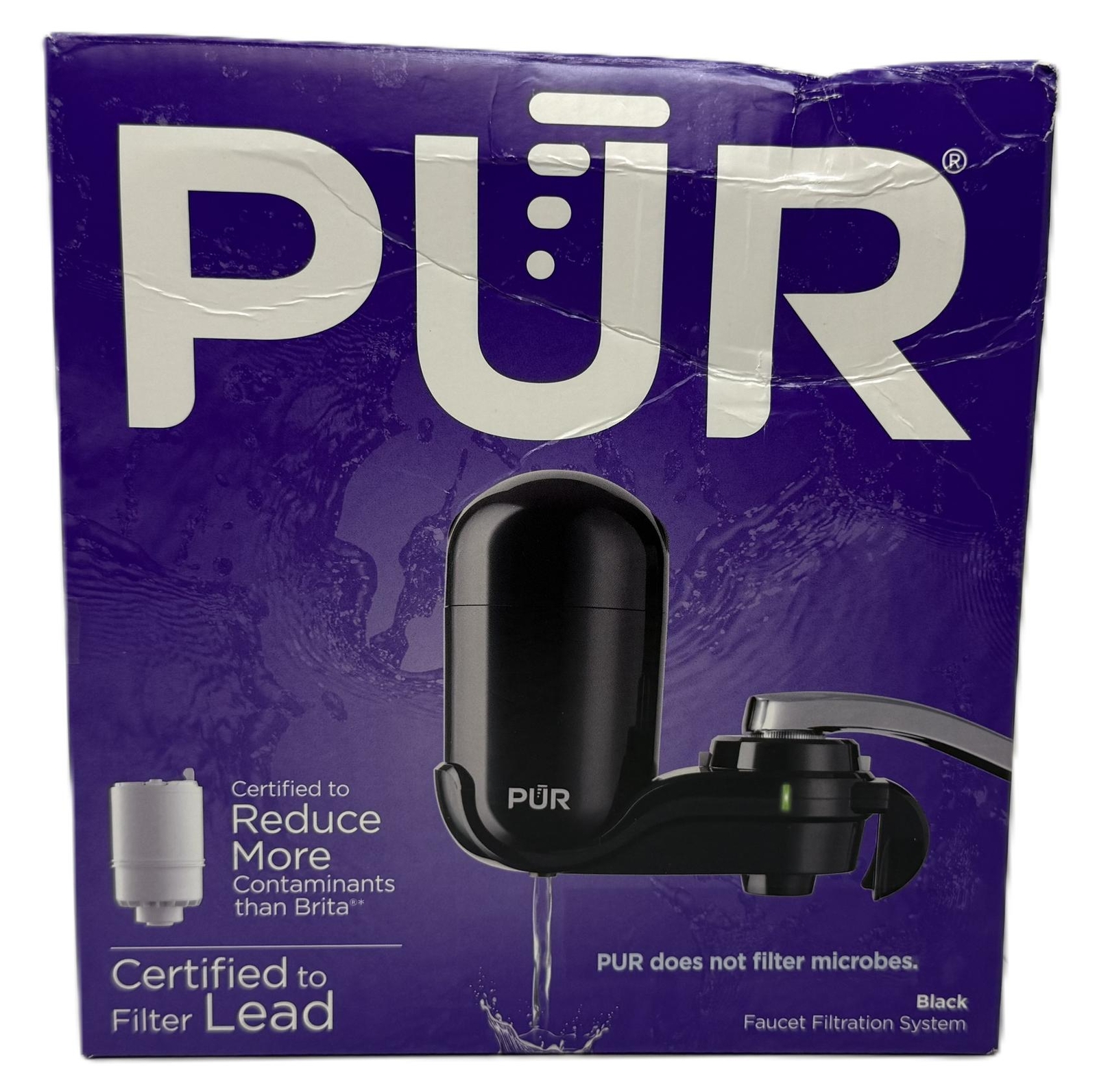 PUR Faucet Filtration System – Black (Model FM2000B) Certified to Filter Lead