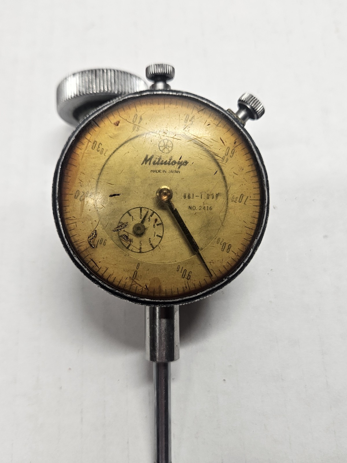 MITUTOYO No.2416 Precision Dial Indicator 1" Range .001" Grads