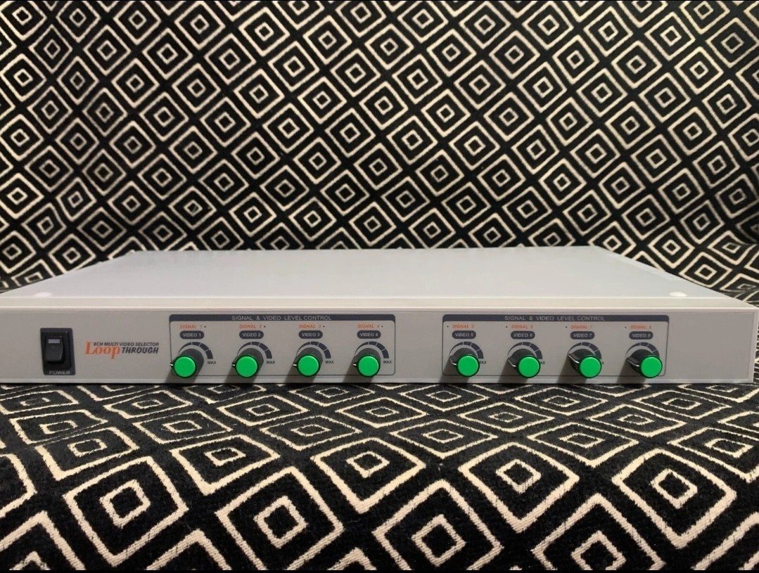 Eyemax 8CH Multi Video Selector Loop Through - 100% Working (Tested)