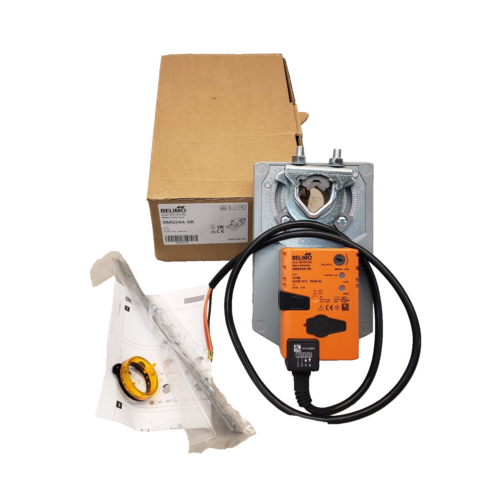 BELIMO 16NM SMQ24A-SR Fast Running 24V Modulating Damper Actuator HVAC System
