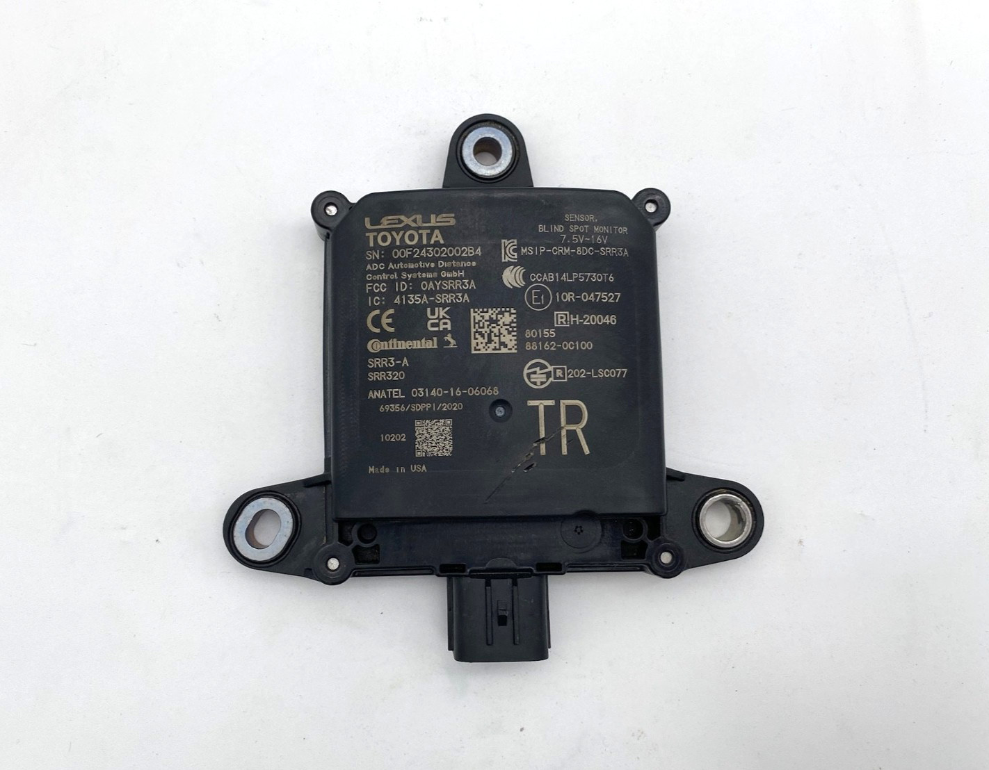 2022-2025 Toyota Tundra Rear Blind Spot Monitor Radar Sensor OEM 88162-0C100