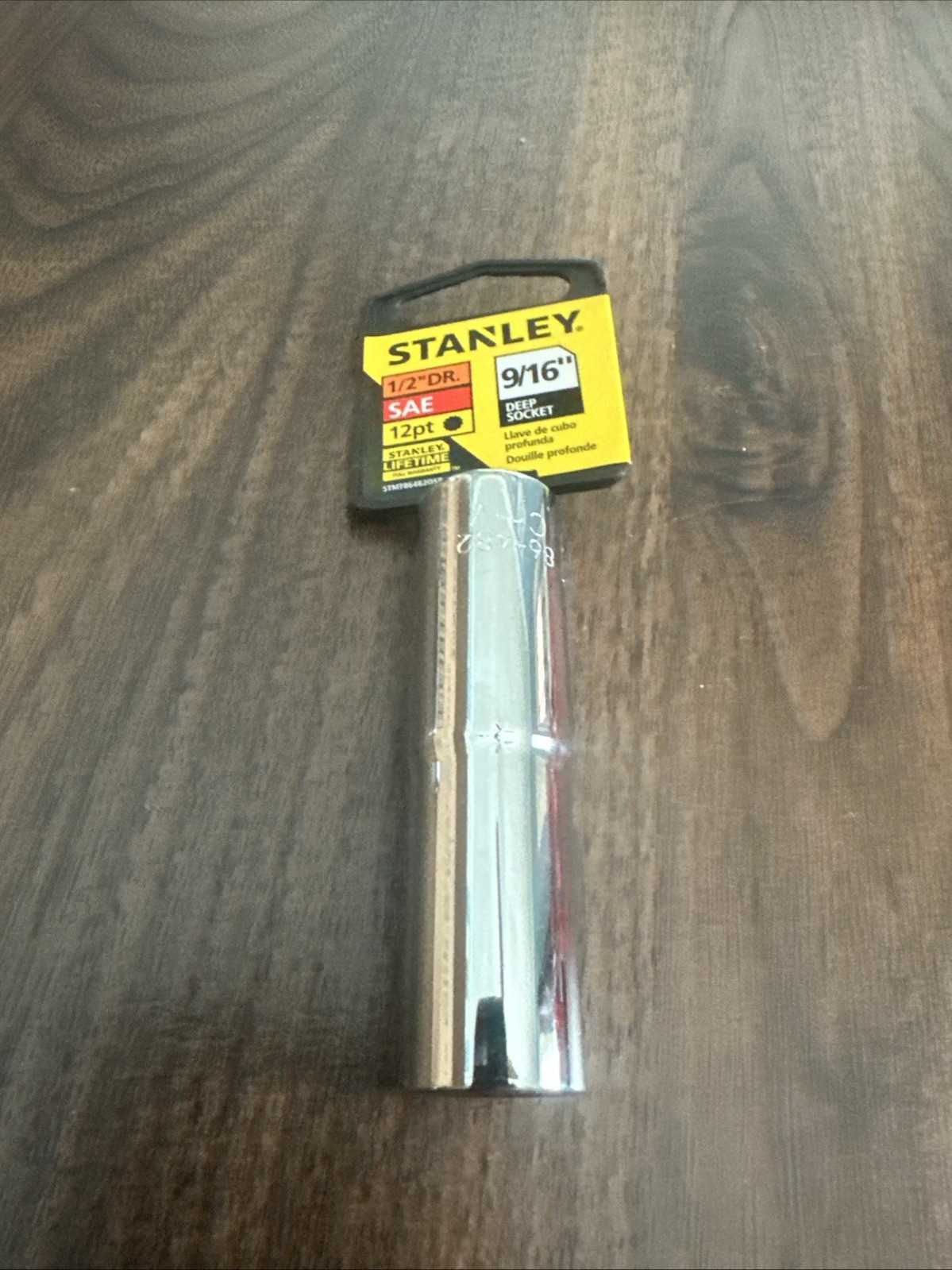 Stanley 1/2 Drive 12 Point Deep-9/16 Lifetime Warranty
