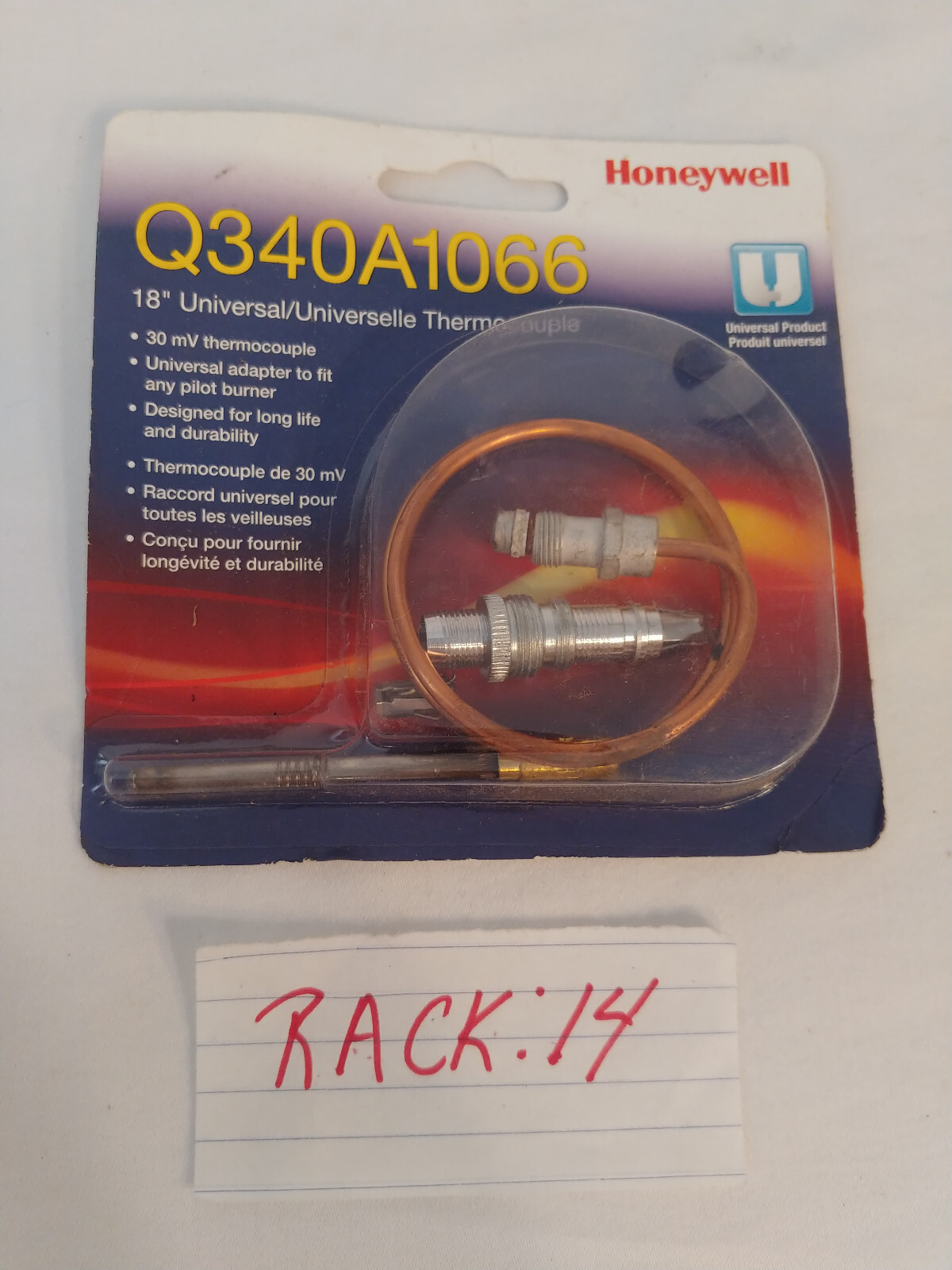 Honeywell Q340A1066 18" Thermocouple