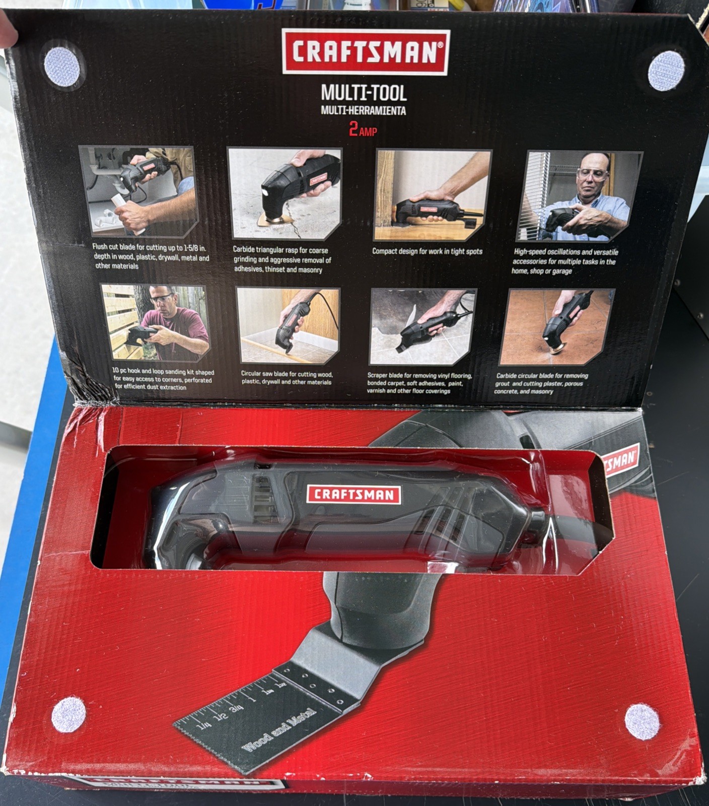 CRAFTSMAN CORDED MULTI TOOL w 15 ACCESSORIES 9-23465 NOS BRAND NEW!!