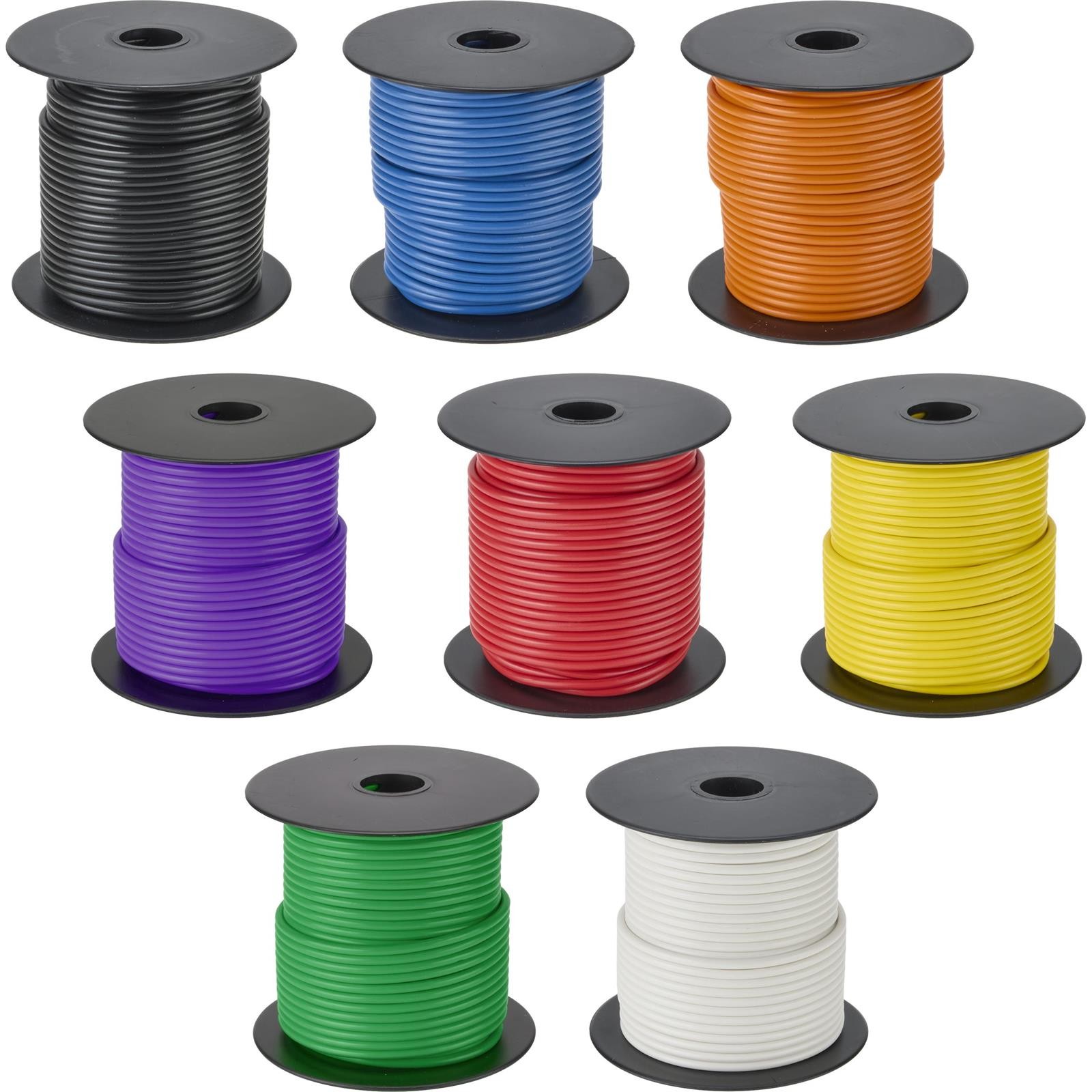 14 Gauge Automotive Primary Wire 100 ft Roll, White