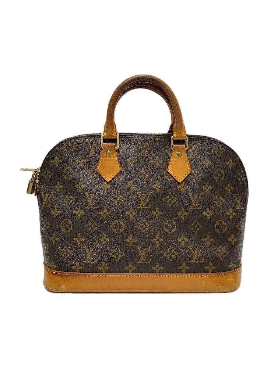 LOUIS VUITTON Handbag 1 Alma Monogram Canvas BRW PVC Used