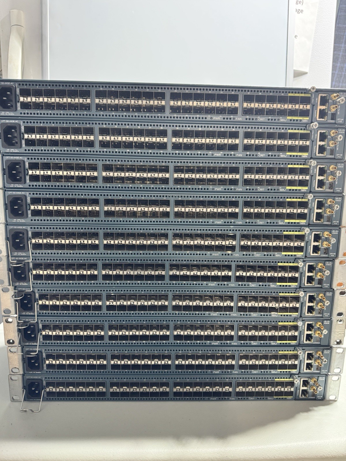 Lot of 10 Cisco CPT-50-44GE-AC Carrier Packet Transport 50 Switches – Tested