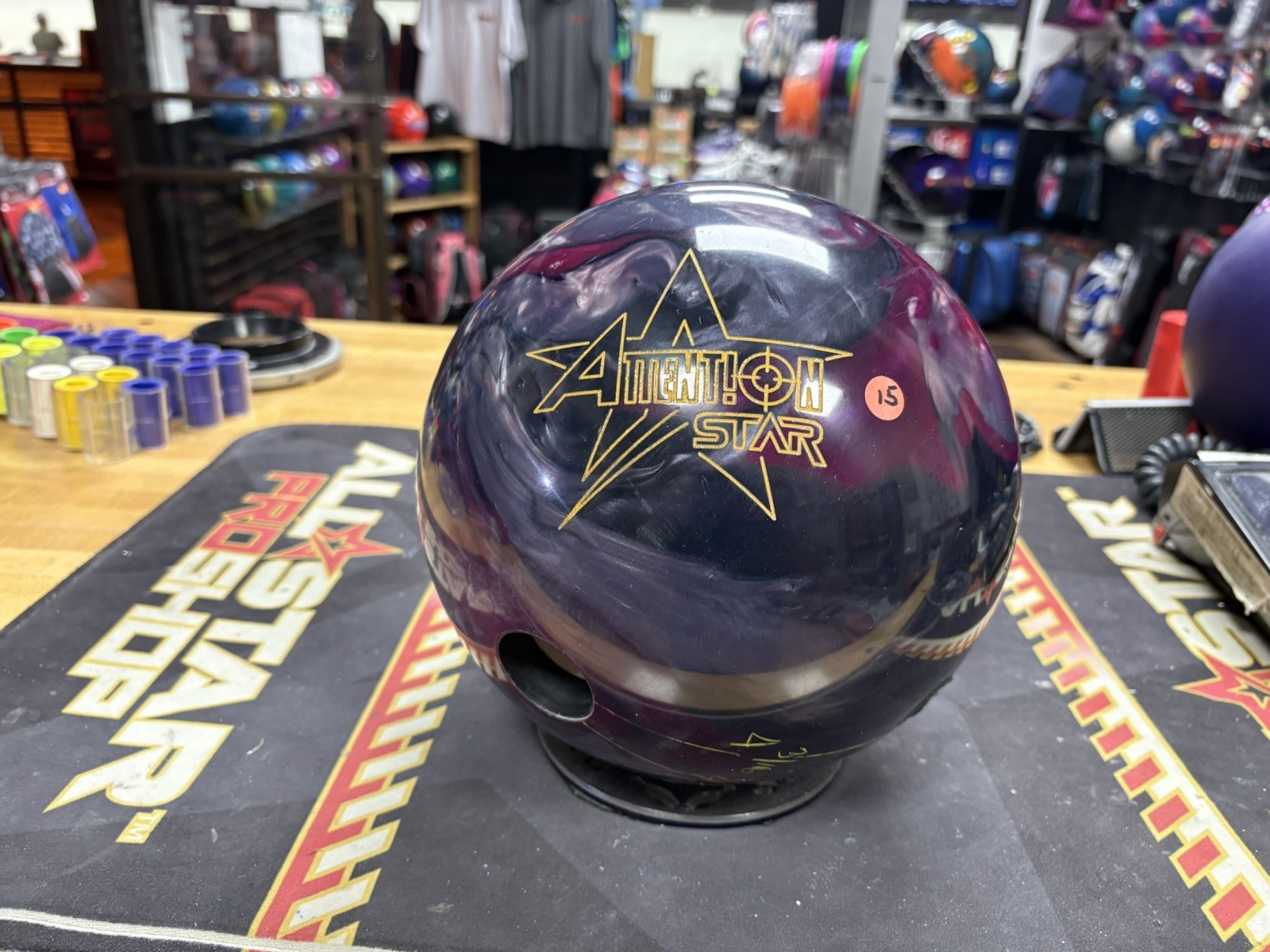 Used Roto Grip Attention Star Bowling Ball 15lbs