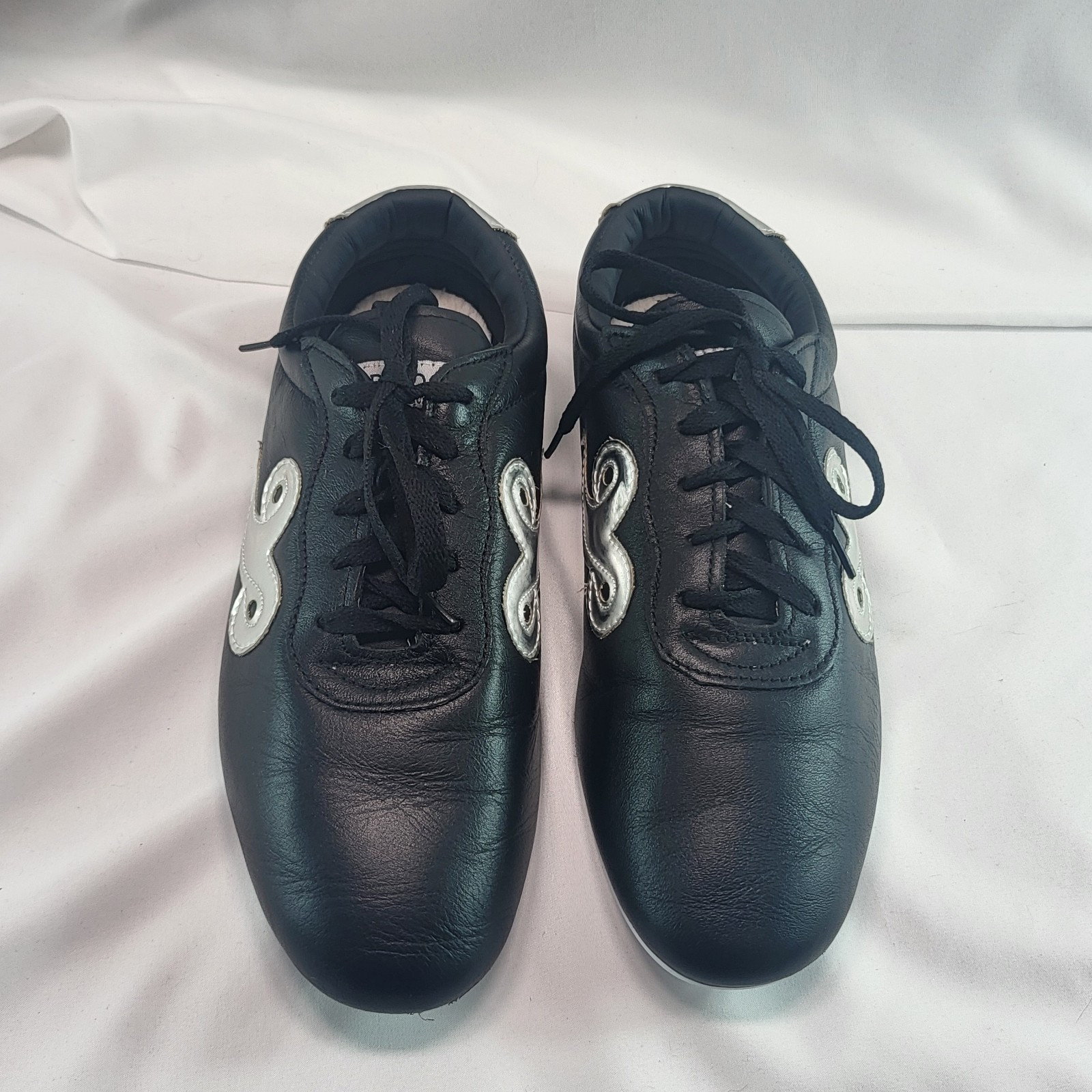 Budo Saga Black w Silver Kung Fu Lightweight Sneakers Shoes US Size 9 EU Size 40