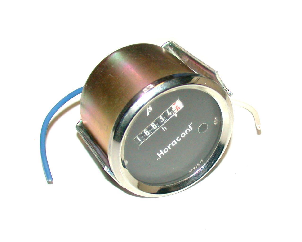 HORACONT  PANEL MOUNT HOUR METER 220 VAC /60 HZ FACE DIAMETER 2-1/4"