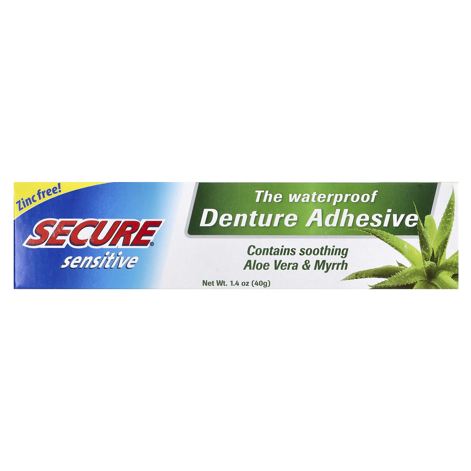 The Waterproof Denture Adhesive, Sensitive, 1.4 oz (40 g)