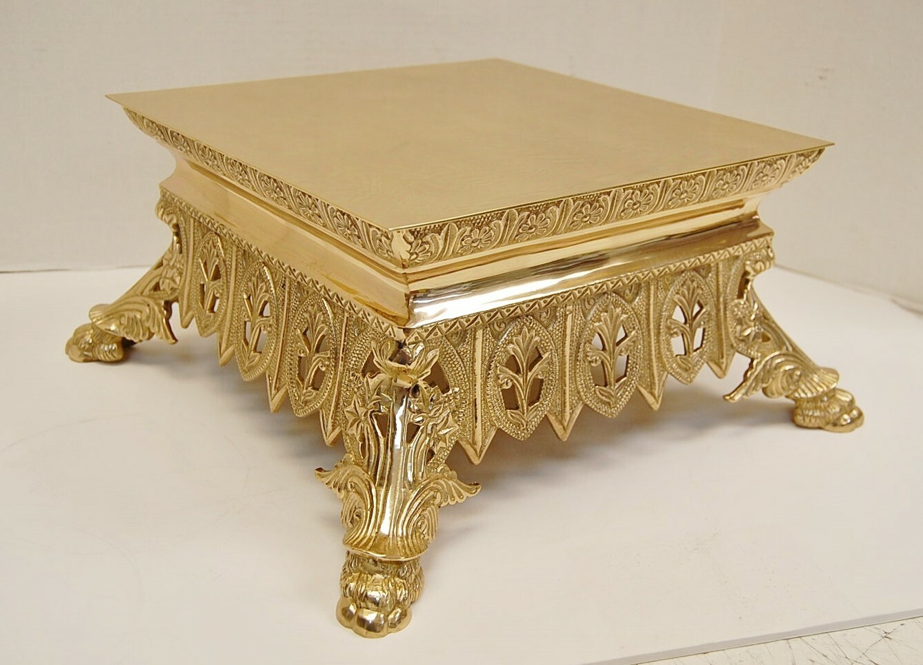 Traditional Church "Tabor" - Solid Brass Monstrance Stand #157 - Thabor