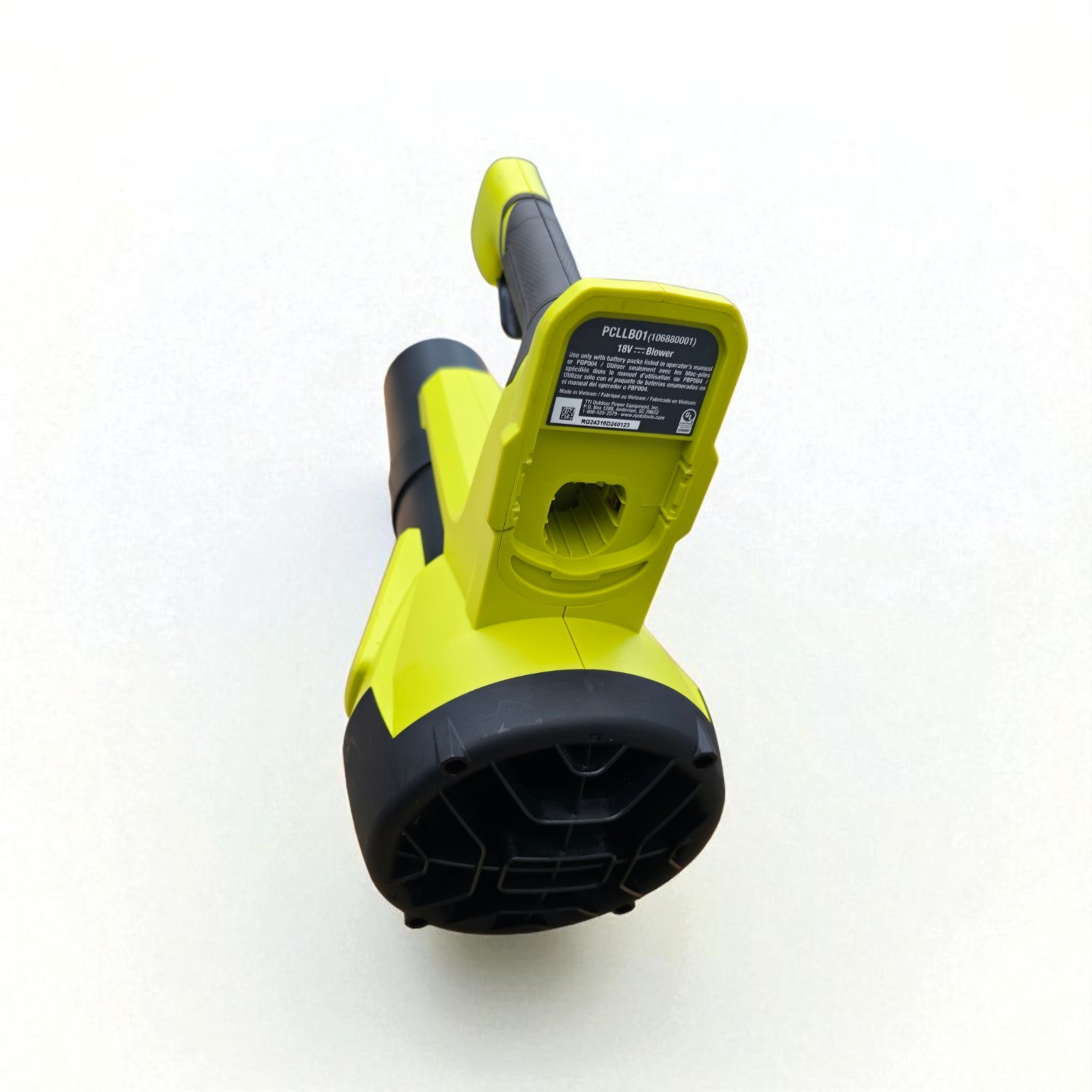 Ryobi ONE+18V 100MPH 350CFM Cordless Battery Variable Speed Jet Fan Leaf Blower