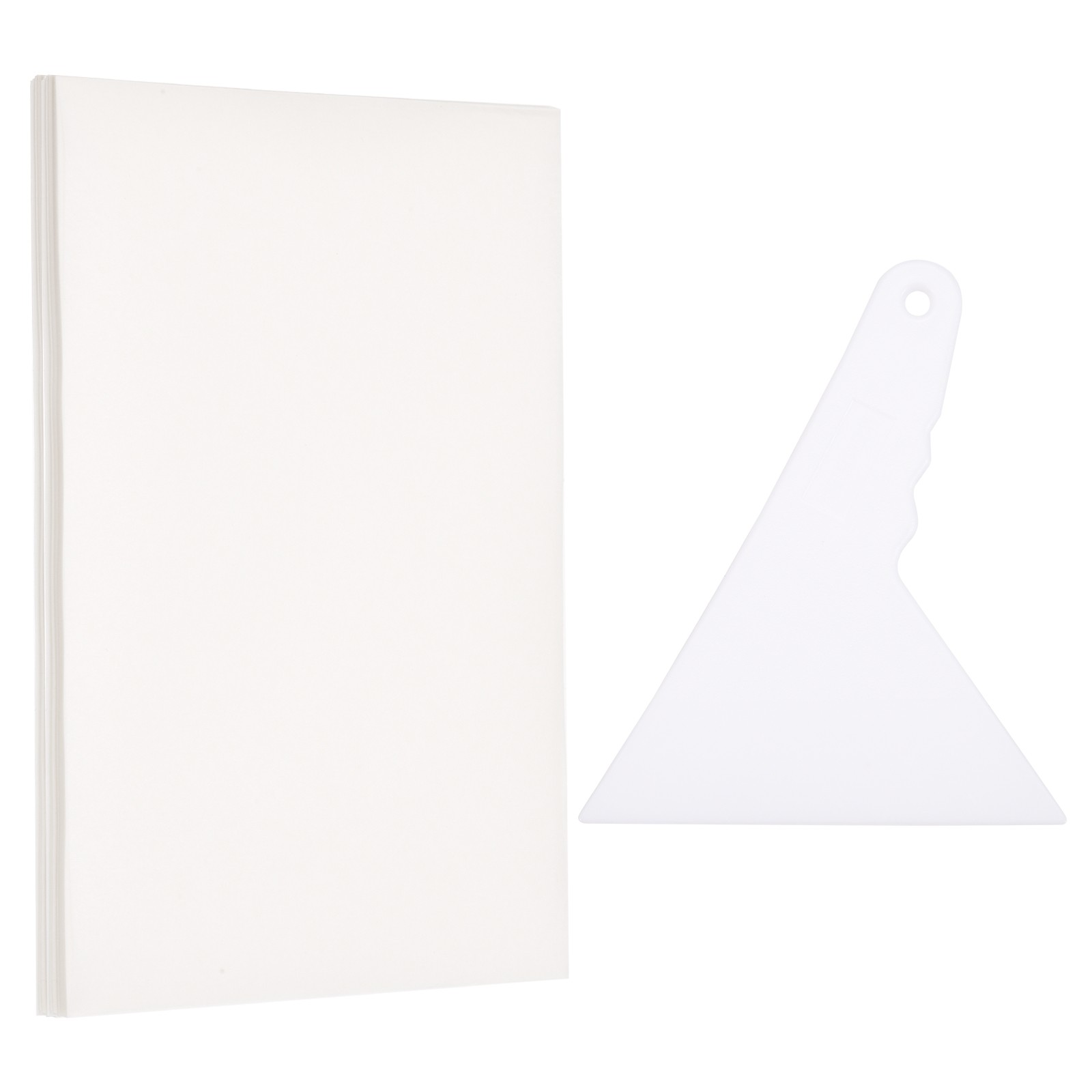 200pcs 10x15cm Diamond Paint Release Paper and White Scraper for Diamond Art