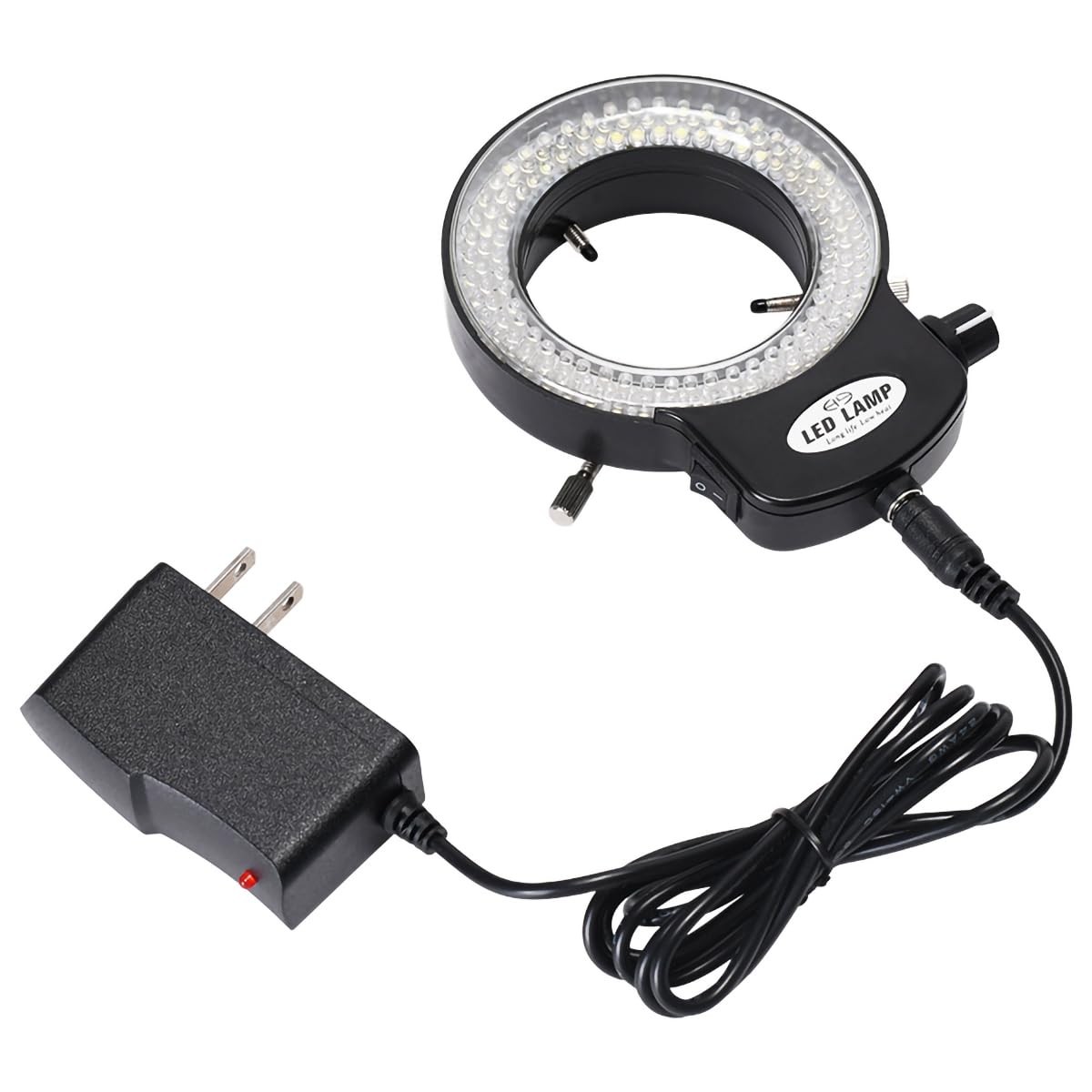 Famgee Adjustable 144 LED Beads Ring Light Illuminator lamp for Black