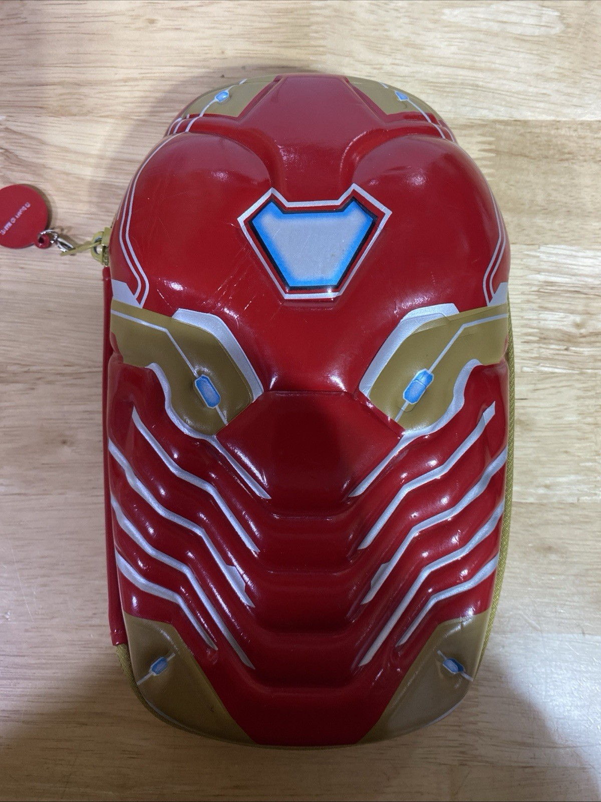 Official Disney Store Marvel Avengers Iron Man Zip Pencil Case Used Good Cond