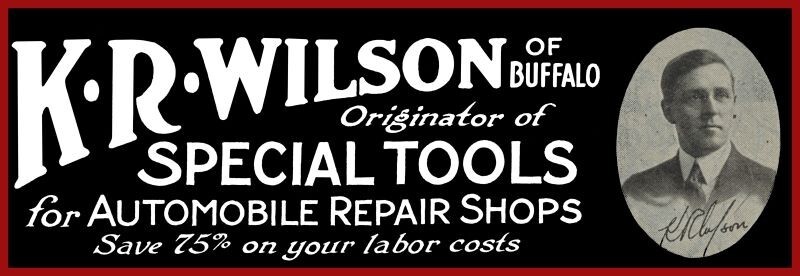 1922 Style KR Wilson Tools of Buffalo, NY NEW Metal Sign: Ships Free - 6x18"