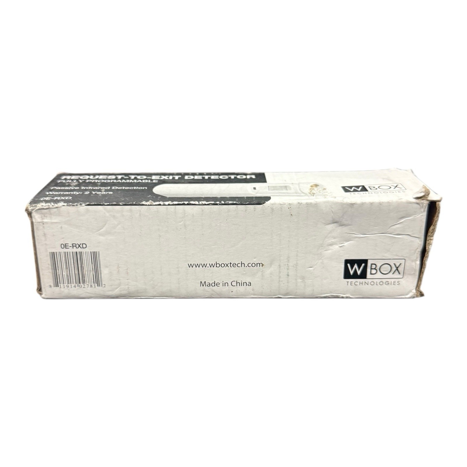 W Box 0E-RXD Passive Infrared Request to Exit Detector Fully Programmable – New